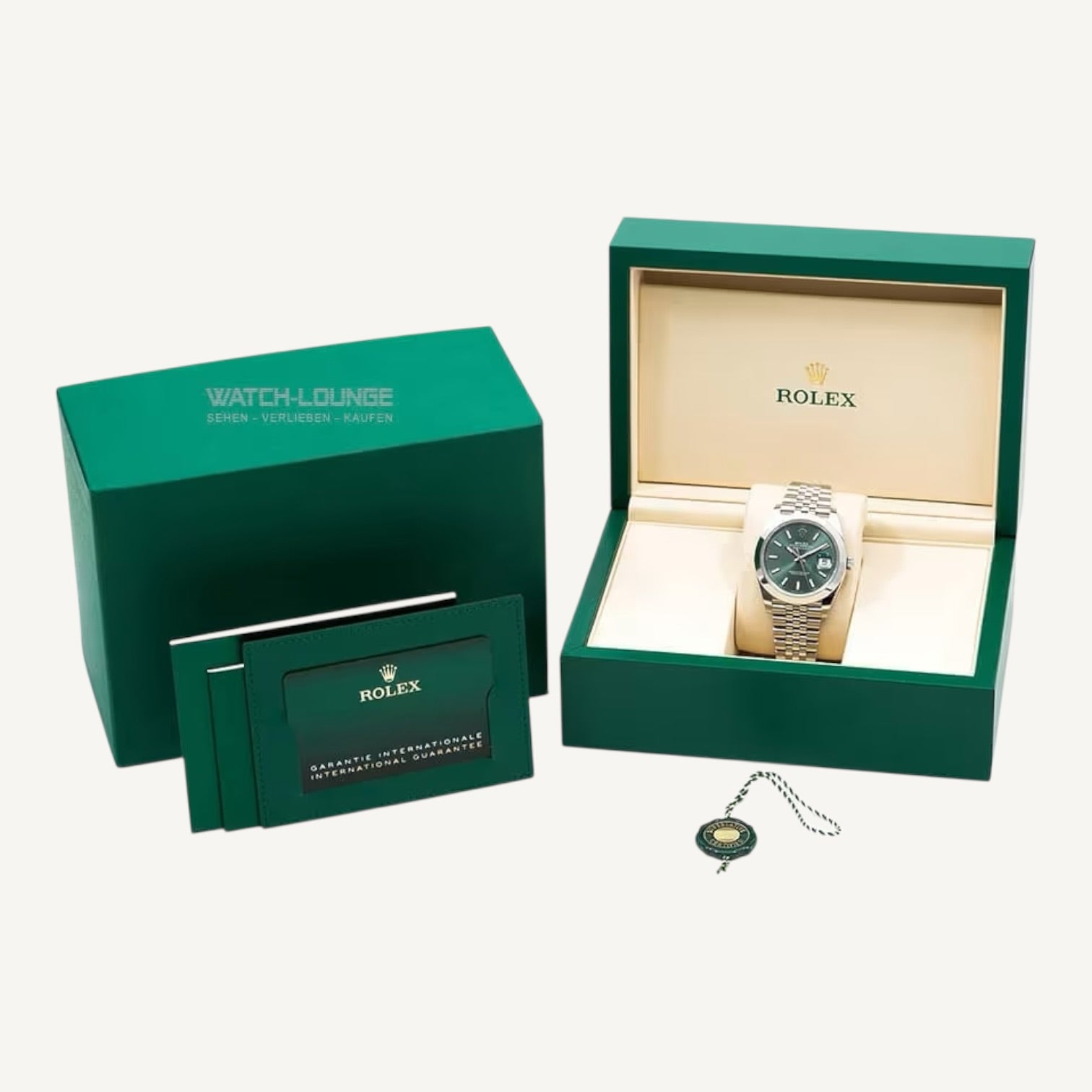 Rolex Datejust 41 126300 | Mint Green Dial | Jubilee | Unworn | Full Set