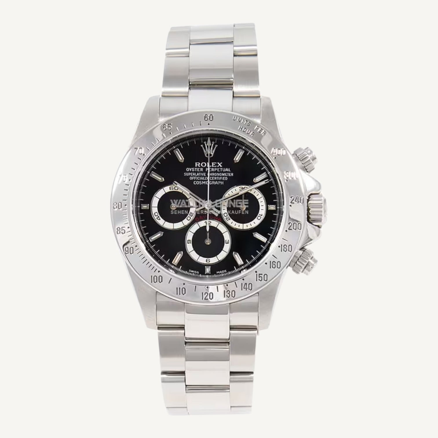 Rolex Daytona 16520 | Zenith | Black Dial | Steel | Very Good | Full Set