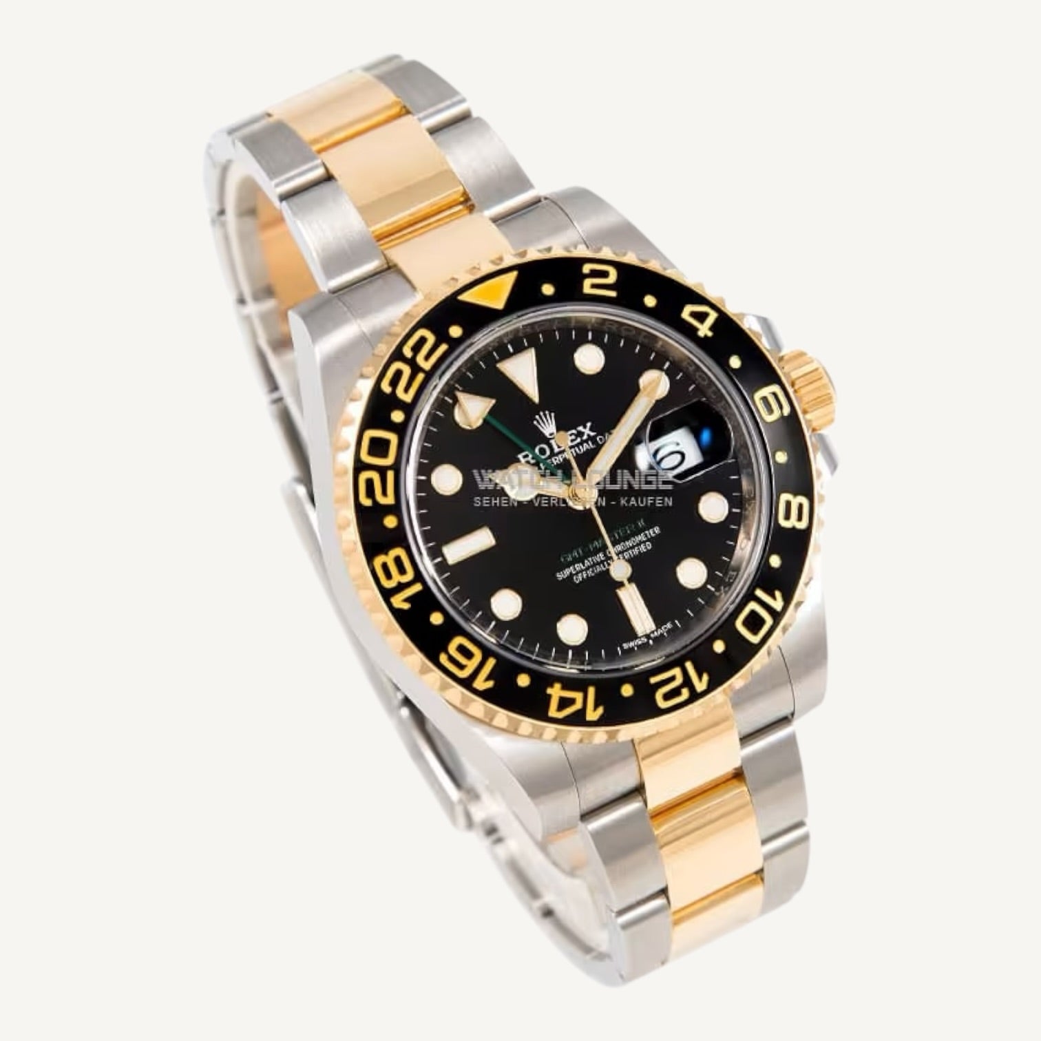 Rolex GMT-Master II 116713LN | Steel & Yellow Gold | Full Set