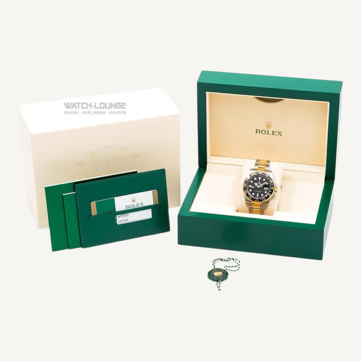 Rolex GMT-Master II 116713LN | Steel & Yellow Gold | Full Set