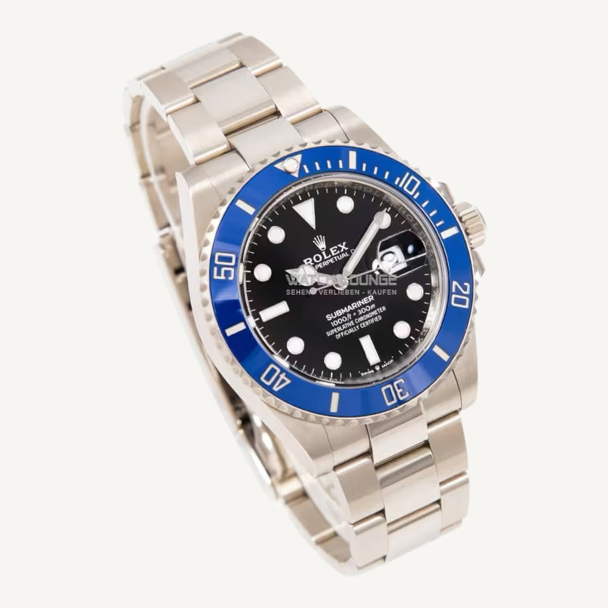 Rolex Submariner Date 126619LB | Blue Bezel | White Gold | Very Good | Box & Papers