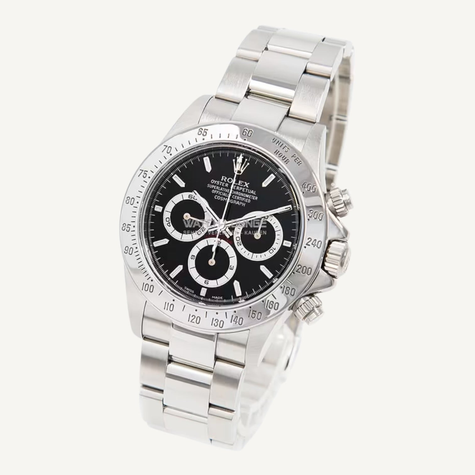 Rolex Daytona 16520 | Zenith | Black Dial | Steel | Very Good | Full Set