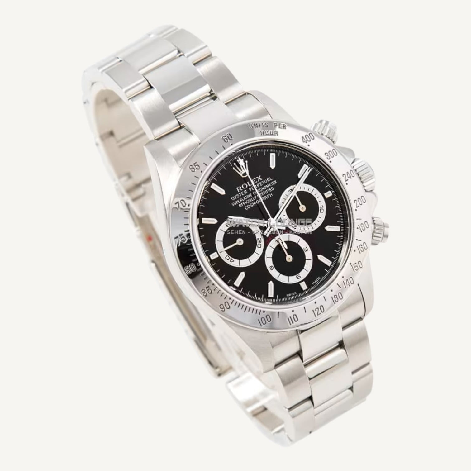 Rolex Daytona 16520 | Zenith | Black Dial | Steel | Very Good | Full Set
