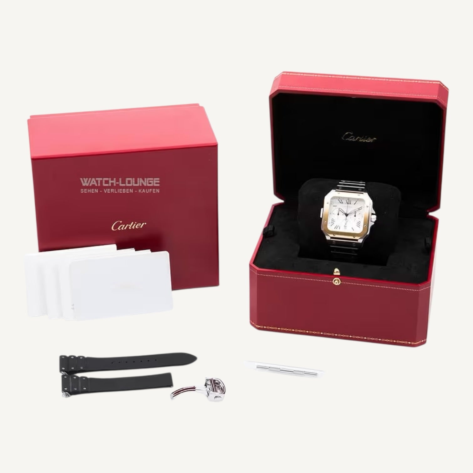 Cartier Santos Chronograph W2SA0008 | Full Set | 2025