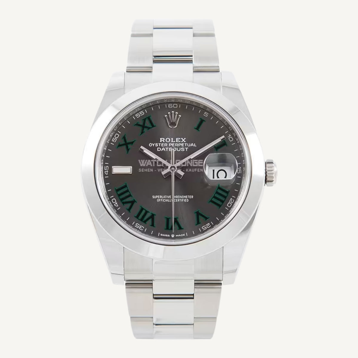 Rolex Datejust 41 126300 | Wimbledon Dial | Oyster | Very Good | Box & Papers