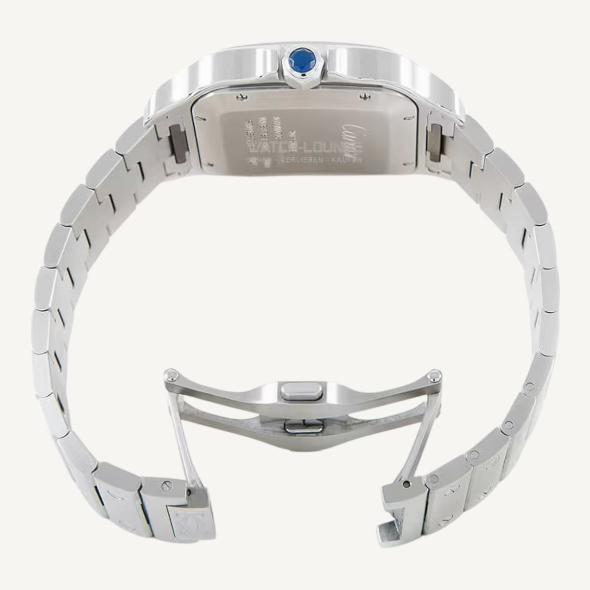 Cartier Santos de Cartier Large WSSA0009 | White Dial | Steel | Very Good | Box & Papers